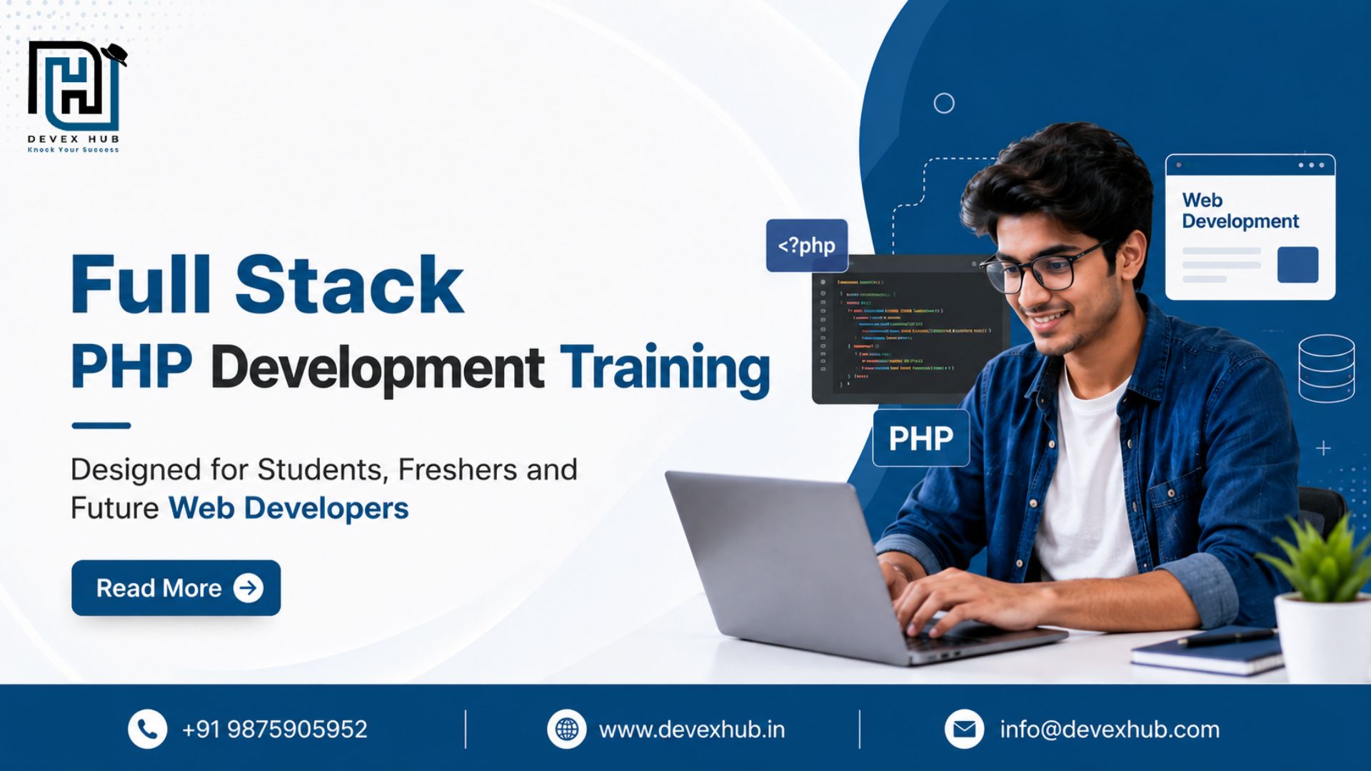 Full Stack PHP Development Training Designed for Students, Freshers and ...